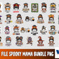 Spooky Mama bundle png,60+ FILE Spooky Mama bundle  PNG ,bundle halloween PNG , Silhouette , Digital download