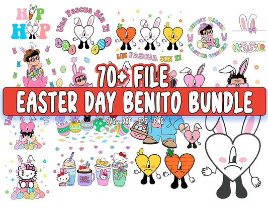 70+ file Easter Day Benito svg, Bad Bunny Png, Easter svg, Easter Benito svg, Bunny Easter Egg svg, Un Pascua Sin Ti svg  - 70+ files Easter bad bunny SVG, EPS, PNG, DXF for Cricut, Silhouette