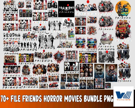 Friends horror movies bundle png,70+ file Friends horror movies bundle png PNG ,bundle halloween PNG , Silhouette , Digital download
