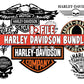 Harley Davidson SVG Bundle - 4+ files Harley Davidson SVG, EPS, PNG, DXF for Cricut, Silhouette, digital download, Instant Download