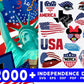 2000+ file Independence Day SVG DXF EPS PNG Bundle  cricut , file cut , vector file ,Digital Dowload