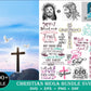 100+Christian SVG Bundle,Scripture Bundle,Digital Download, Bible Verse Bundle, Cut Files For Cricket, Jesus, God,Religious SVG