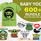 600+ file Baby Yoda svg, yoda svg, Stitch svg, yoda and stitch, baby yoda svg bundle,  Cricut , File cut , Vector file , Silhouette Digital Dowload