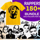 150+ file RAPPERS SVG BUNDLE ,  Cricut , File cut , Vector file , Silhouette Digital Dowload