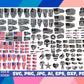 Flags SVG Bundle - 1000+ files Flags SVG, EPS, PNG, DXF for Cricut, Silhouette