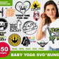 500+file Baby Yoda svg, bundle yoda svg, Stitch svg, yoda and stitch, baby yoda svg bundle,   Vector file , Silhouette Digital Dowload