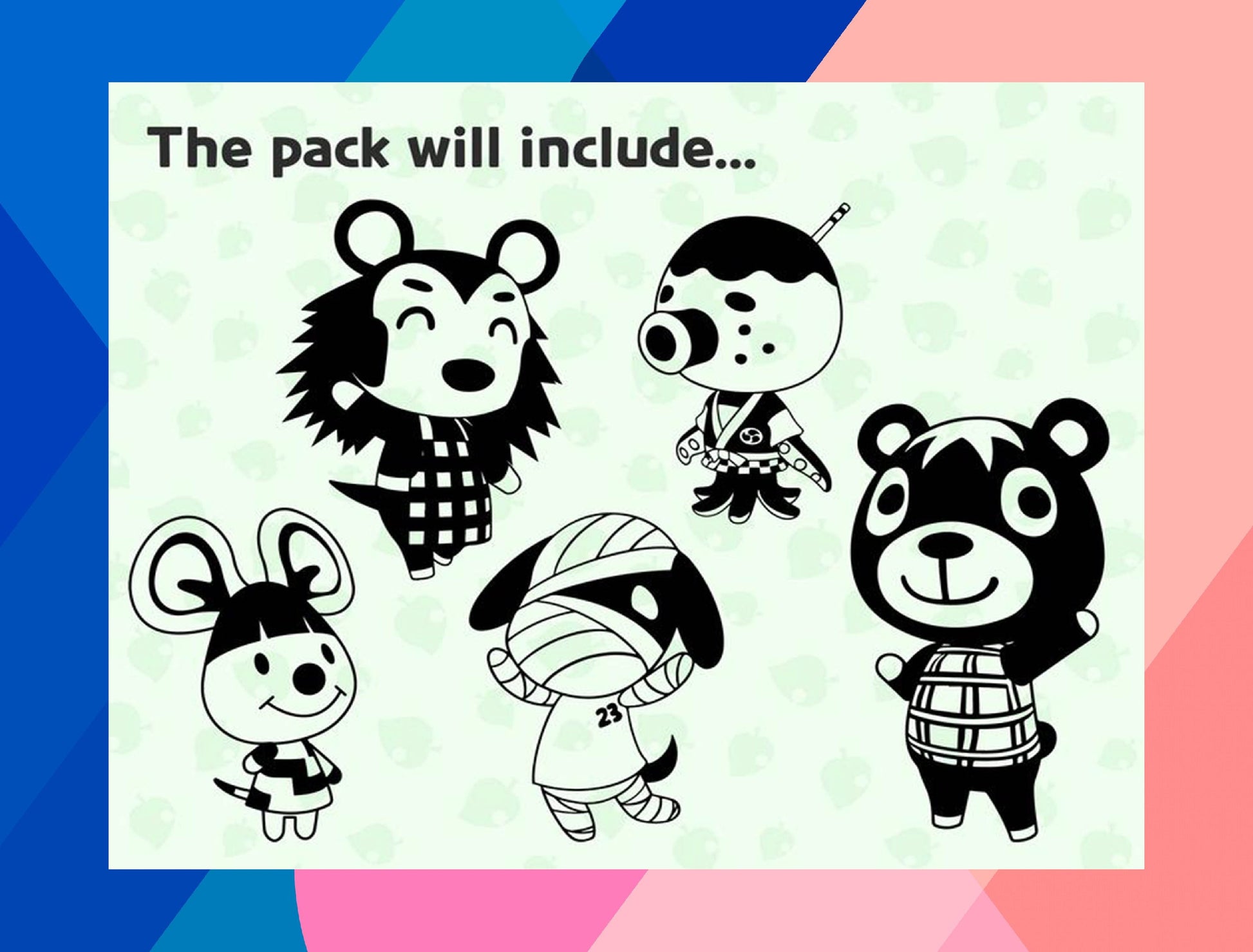 Animal Crossing SVG Bundle - 180+ files Animal Crossing SVG, EPS, PNG, DXF for Cricut, Silhouette