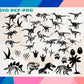 Jurassic Park SVG Bundle - 600+ files Jurassic Park SVG, EPS, PNG, DXF for Cricut, Silhouette