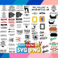 Friends SVG Bundle - 120+ files Friends SVG, EPS, PNG, DXF for Cricut, Silhouette