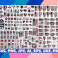 Flags SVG Bundle - 1000+ files Flags SVG, EPS, PNG, DXF for Cricut, Silhouette