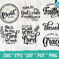 100+Christian SVG Bundle,Scripture Bundle,Digital Download, Bible Verse Bundle, Cut Files For Cricket, Jesus, God,Religious SVG