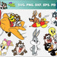 80+ file Looney Tunes Baby SVG Bundle  ,Cricut , File cut , Vector file , Silhouette Digital Dowload