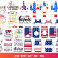 2000+ file Independence Day SVG DXF EPS PNG Bundle  cricut , file cut , vector file ,Digital Dowload