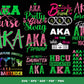 140+ file AKA, AKA forever, Alpha Kappa Alpha Bundle svg, eps, png, dxf files