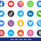 3000+ file Social Media SVG MEGA Bundle ,Cricut , File cut , Vector file , Silhouette Digital Dowload Digital Dowload