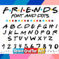Friends SVG Bundle - 120+ files Friends SVG, EPS, PNG, DXF for Cricut, Silhouette