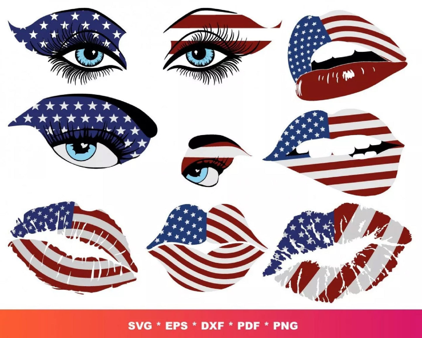 2000+ file Independence Day SVG DXF EPS PNG Bundle  cricut , file cut , vector file ,Digital Dowload