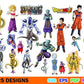 Dragon Ball SVG Bundle - 310+ files Dragon Ball SVG, EPS, PNG, DXF for Cricut, Silhouette