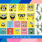 Spongebob SVG Bundle - 1500+ files Spongebob SVG, EPS, PNG, DXF for Cricut, Silhouette