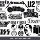 400+Rock Band Logo Bundle Svg, Rock Music Svg, Rock and Roll Bundle Svg, Rock Flames Svg, Cricut Cricut Cut Files, Silhouette Cut Files