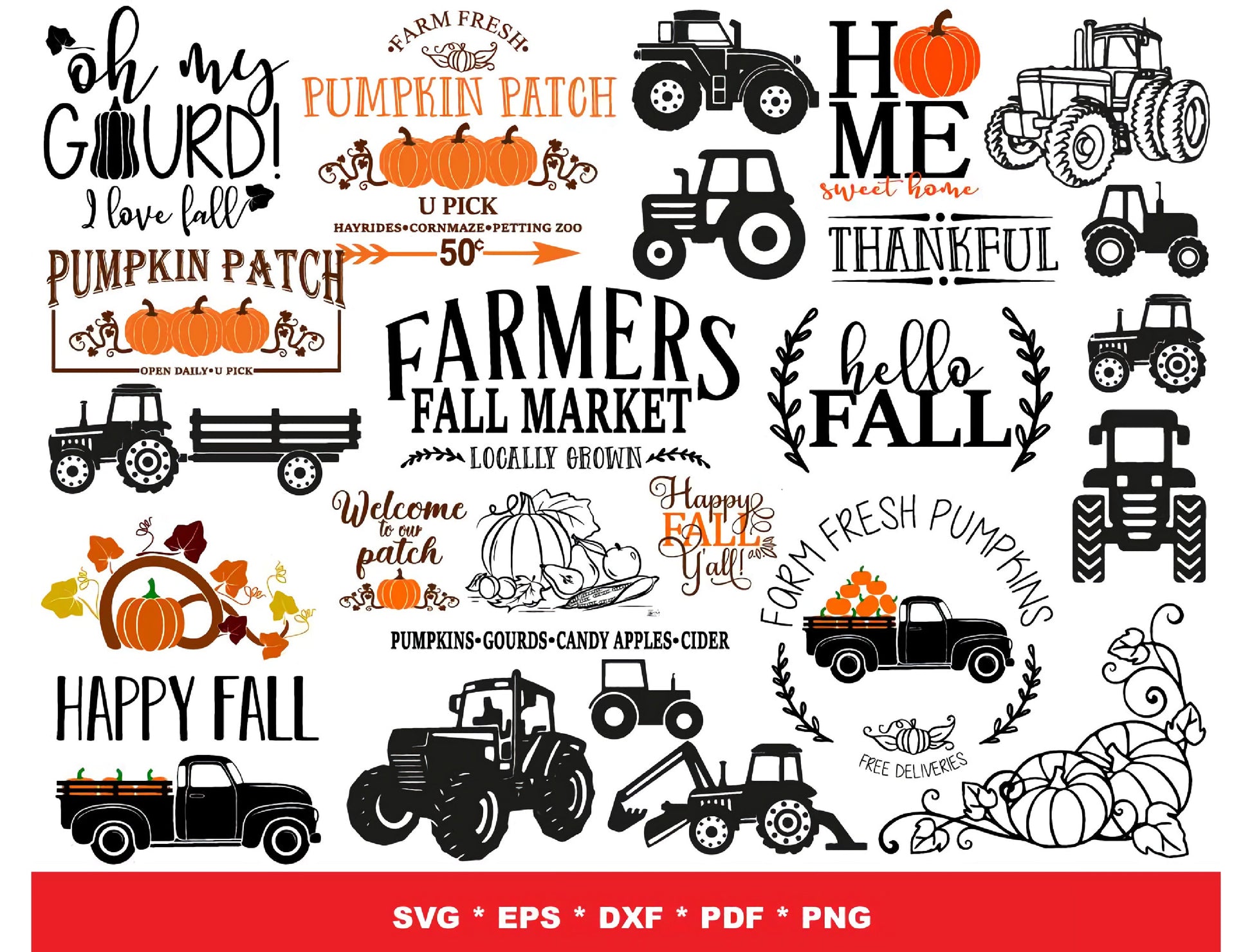 Farm SVG Bundle - 1200+ files Farm SVG, EPS, PNG, DXF for Cricut, Silhouette