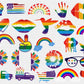 Rainbow SVG Bundle - 1000+ files Rainbow SVG, EPS, PNG, DXF for Cricut, Silhouette