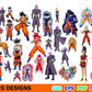 Dragon Ball SVG Bundle - 310+ files Dragon Ball SVG, EPS, PNG, DXF for Cricut, Silhouette