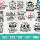 100+Christian SVG Bundle,Scripture Bundle,Digital Download, Bible Verse Bundle, Cut Files For Cricket, Jesus, God,Religious SVG