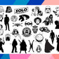 Star Wars SVG Bundle - 1800+ files Star Wars SVG, EPS, PNG, DXF for Cricut, Silhouette