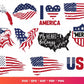 2000+ file Independence Day SVG DXF EPS PNG Bundle  cricut , file cut , vector file ,Digital Dowload
