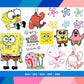 Spongebob SVG Bundle - 1500+ files Spongebob SVG, EPS, PNG, DXF for Cricut, Silhouette