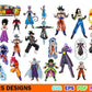Dragon Ball SVG Bundle - 310+ files Dragon Ball SVG, EPS, PNG, DXF for Cricut, Silhouette