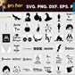 4000+ harry potter bundle svg,dxf,png, cricut , file cut , vector file ,Silhouette, Digital Dowload