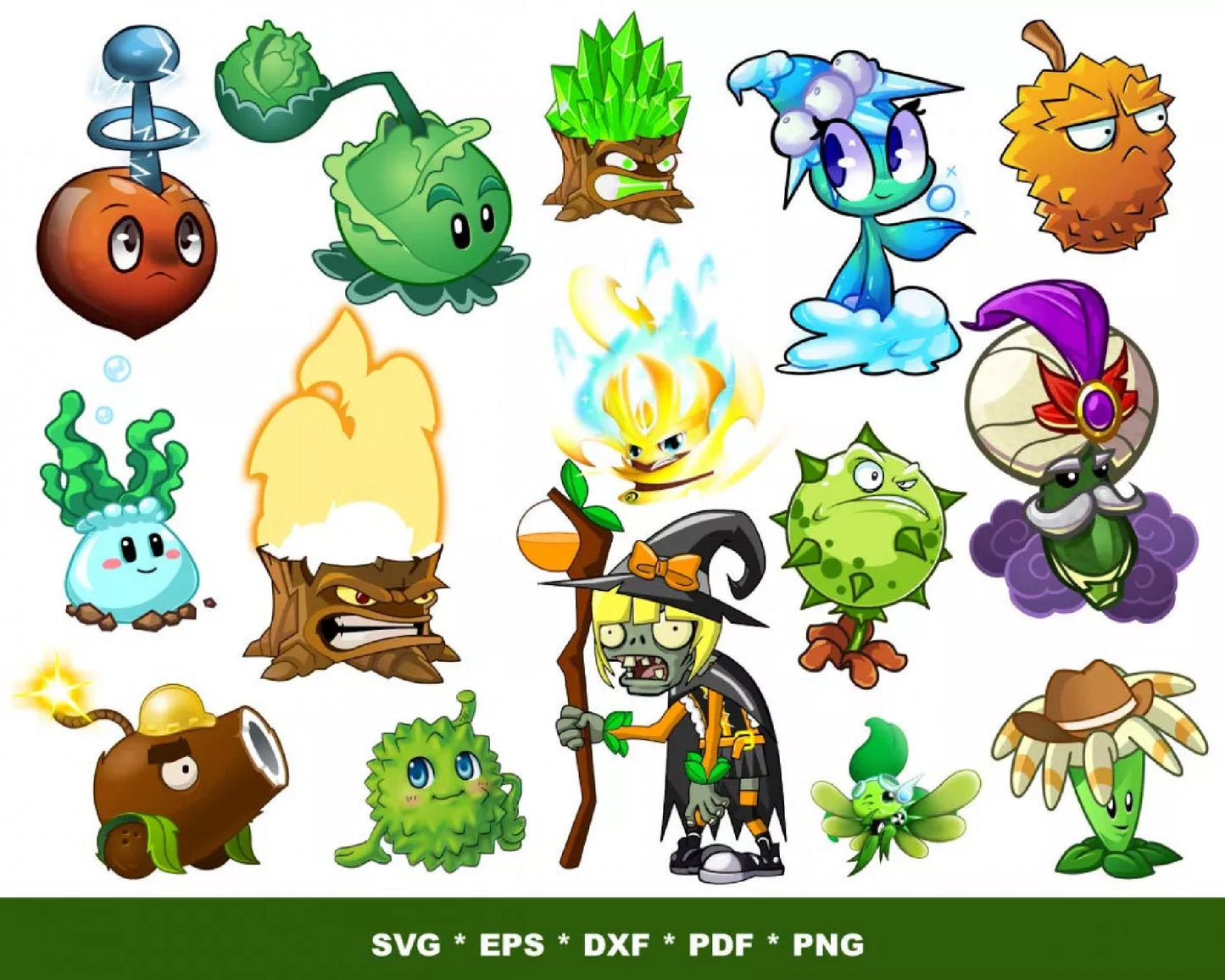 200+ file PLANTS VS ZOMBIES SVG BUNDLE , cricut , file cut , digital download