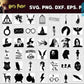 4000+ harry potter bundle svg,dxf,png, cricut , file cut , vector file ,Silhouette, Digital Dowload