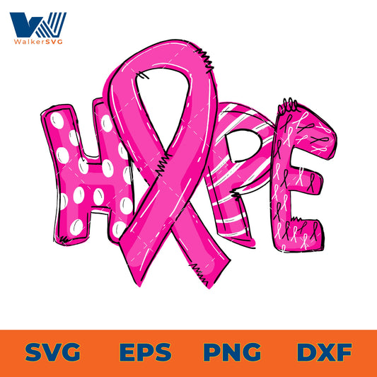 Hope, Breast Cancer Awareness SVG