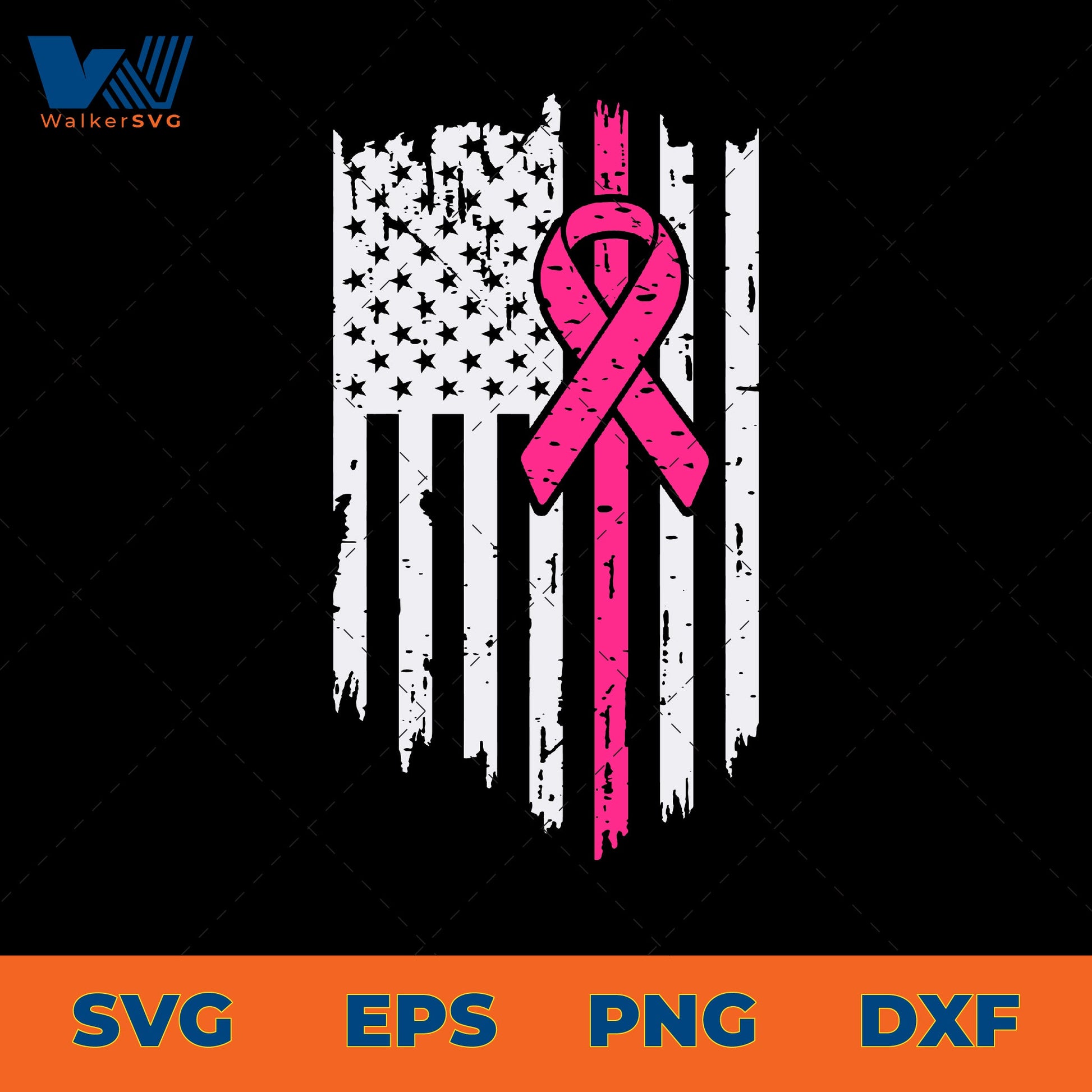 Breast Cancer Flag SVG – Zerosvg