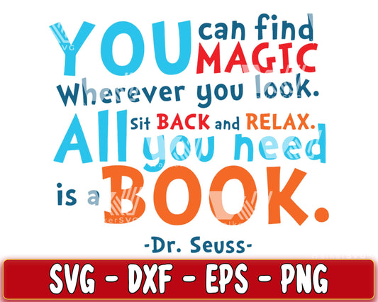 You can find magic wherever you look SVG, EPS, PNG, DXF , cricut , file cut, for Cricut, Silhouette , digital download, Instant Download