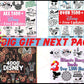 79.999+ file Disney bundle svg, Disney svg,dxf,png,eps, cricut , file cut , Silhouette, Digital Dowload