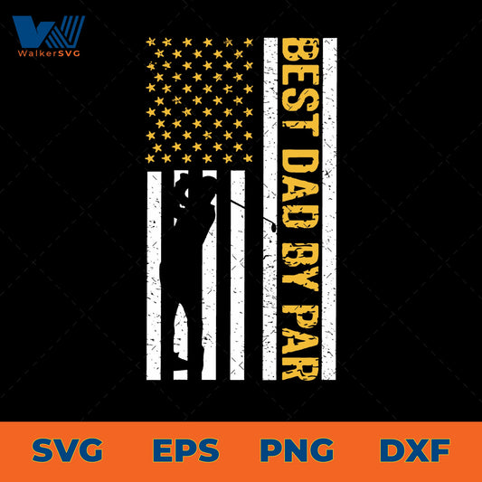 Best Dad By Par SVG