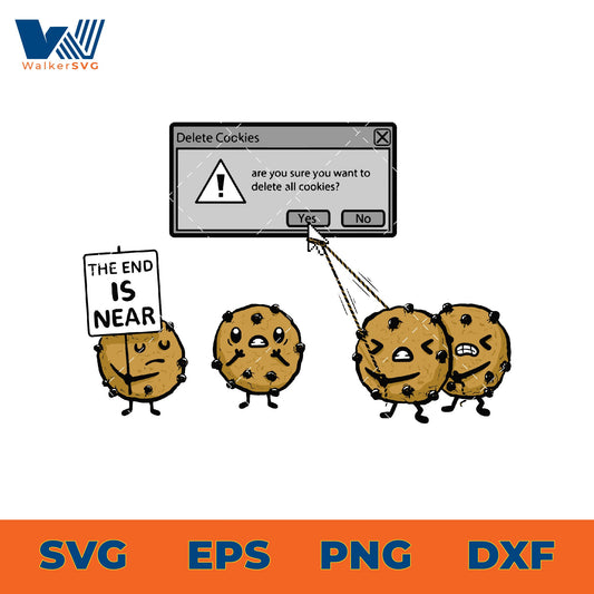 Are You Sure You Want To Delete All Cookies SVG