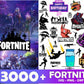 Fortnite SVG Bundle - 3000+ files Fortnite SVG, EPS, PNG, DXF for Cricut, Silhouette