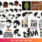 Afro SVG Bundle - 2800+ files Afro SVG, EPS, PNG, DXF for Cricut, Silhouette