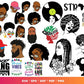 Afro SVG Bundle - 2800+ files Afro SVG, EPS, PNG, DXF for Cricut, Silhouette
