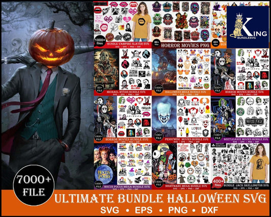 7000+ Ultimate Halloween bundle svg,Ultimate Halloween SVG,Ultimate Halloween for Cricut, Ultimate Halloween Silhouette