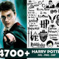 Harry Potter SVG Bundle - 5000+ files Harry Potter SVG, EPS, PNG, DXF , File cut , for Cricut, Silhouette , Digital download, Instant Download