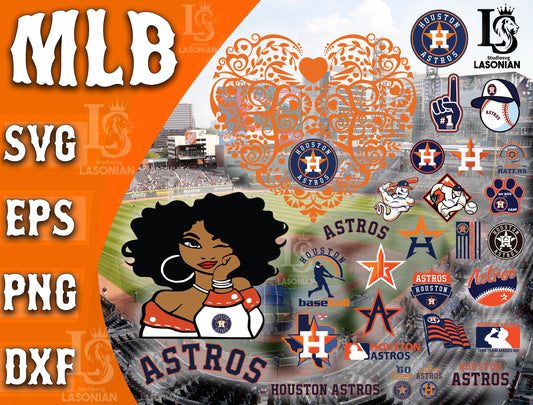 Houston-Astros bundle svg dxf eps png file, MLB Svg, MLB Svg, Png, Dxf, Sport Instant Download, for Cricut, Silhouette