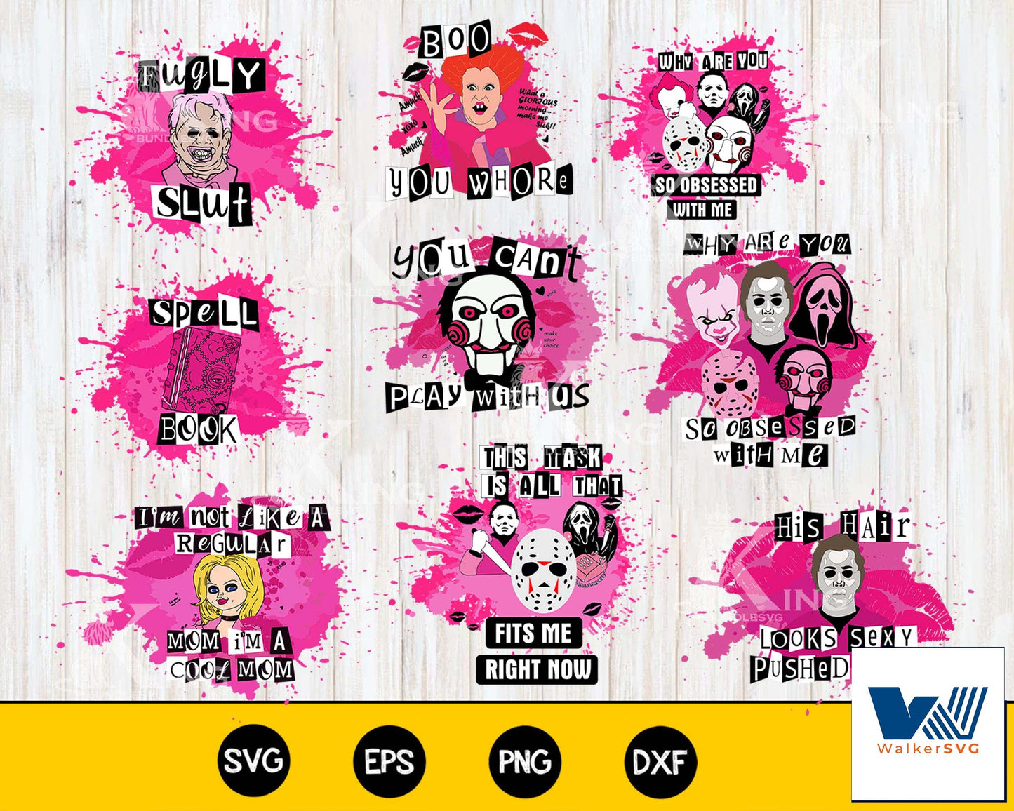 Mean Girls svg,130+ file  Mean Girls Bundle svg ,bundle halloween svg, file cut , for Cricut,  Silhouette , digital download