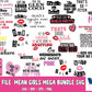 Mean Girls svg,200+ file  Mean Girls Bundle svg ,bundle halloween svg, file cut , for Cricut,  Silhouette , digital download