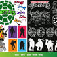Ninja Turtles SVG Bundle - 1000+ files Ninja Turtles SVG, EPS, PNG, DXF for Cricut, Silhouette